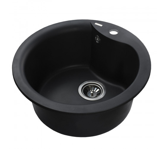 Кухонная мойка Globus Lux ORTA черный 485мм-А0002