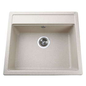 Кухонная мойка Globus Lux VOLTA  песчаный 570х510мм-А0004