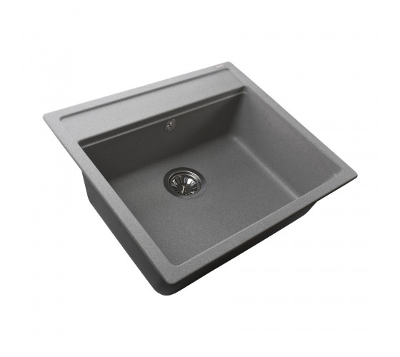 Кухонная мойка Globus Lux VOLTA  серый камень 570х510мм-А0005
