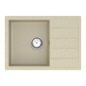Кухонная мойка Vankor   Easy EMP 02.62 Beige с сифоном