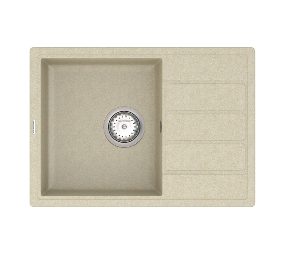 Кухонная мойка Vankor   Easy EMP 02.62 Beige с сифоном