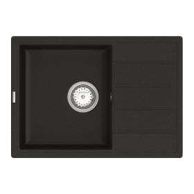 Кухонная мойка Vankor   Easy EMP 02.62 Black с сифоном