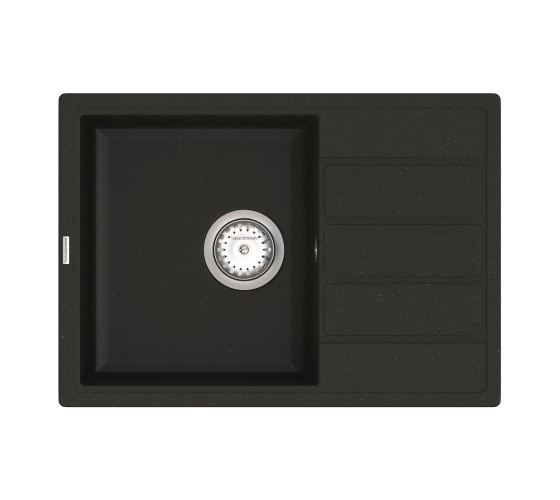 Кухонна мийка Vankor  Vankor  Easy EMP 02.62 Black з сифоном