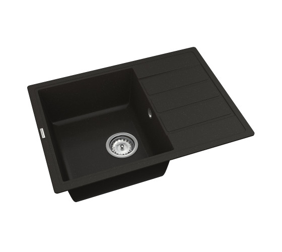 Кухонна мийка Vankor  Vankor  Easy EMP 02.62 Black з сифоном