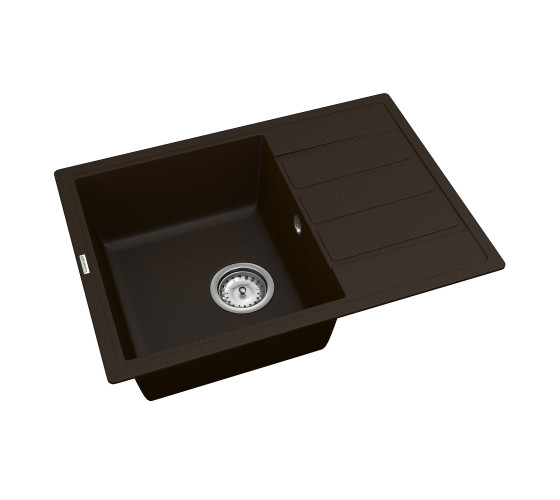 Кухонная мойка Vankor   Easy EMP 02.62 Chocolate с сифоном