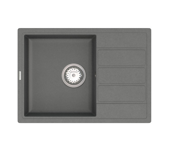 Кухонна мийка Vankor  Vankor  Easy EMP 02.62 Gray з сифоном