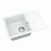 Кухонная мойка Vankor   Easy EMP 02.62 White stone с сифоном
