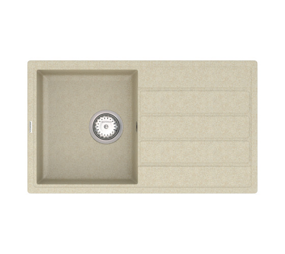 Кухонная мойка Vankor   Easy EMP 02.76 Beige с сифоном