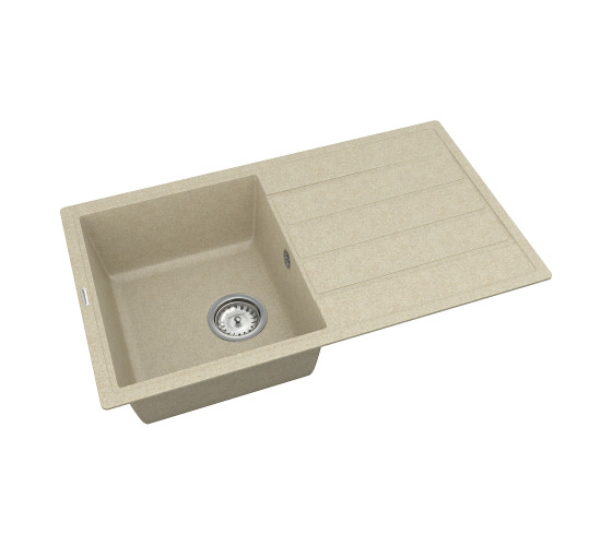 Кухонная мойка Vankor   Easy EMP 02.76 Beige с сифоном