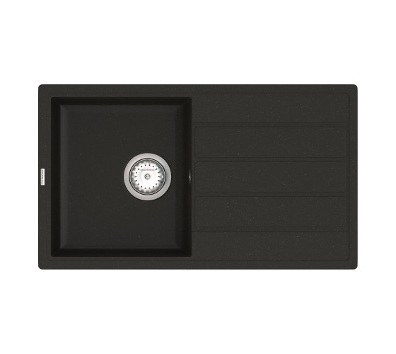 Кухонна мийка Vankor  Vankor  Easy EMP 02.76 Black з сифоном