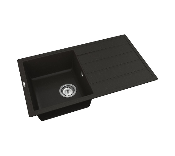 Кухонна мийка Vankor  Vankor  Easy EMP 02.76 Black з сифоном