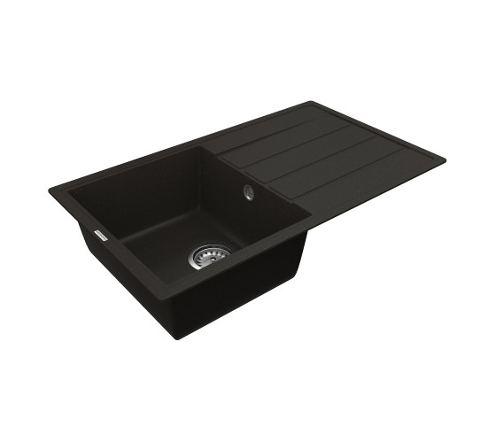Кухонна мийка Vankor  Vankor  Easy EMP 02.76 Black з сифоном