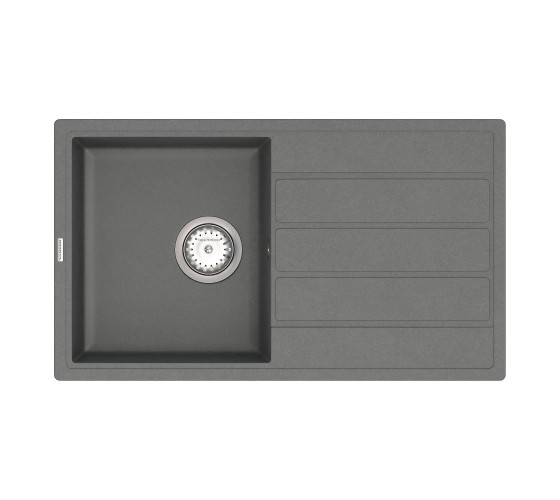 Кухонная мойка Vankor   Easy EMP 02.76 Gray с сифоном