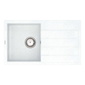 Кухонная мойка Vankor   Easy EMP 02.76 White stone с сифоном