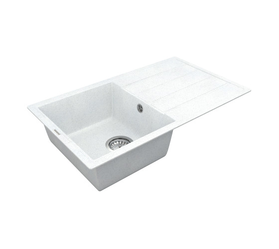 Кухонная мойка Vankor   Easy EMP 02.76 White stone с сифоном