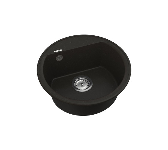 Кухонная мойка Vankor   Easy EMR 01.45 Black с сифоном