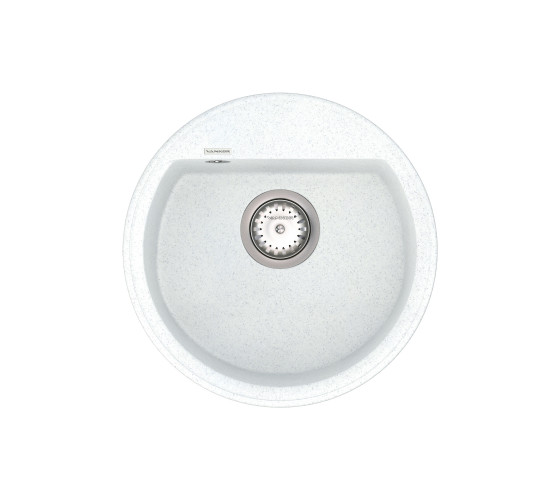 Кухонная мойка Vankor   Easy EMR 01.45 White stone с сифоном