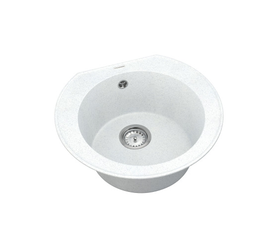 Кухонная мойка Vankor   Kres KMR 01.52 White stone с сифоном