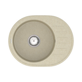 Кухонна мийка Vankor  Vankor  Lira LMO 02.57 Beige з сифоном