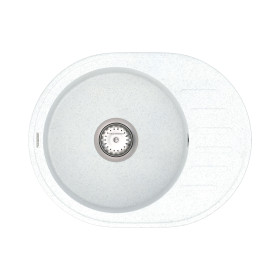 Кухонна мийка Vankor  Vankor  Lira LMO 02.57 White stone з сифоном