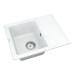 Кухонная мойка Vankor   Lira LMP 02.55 White stone с сифоном
