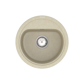 Кухонна мийка Vankor Lira LMR 01.44 Beige з сифоном