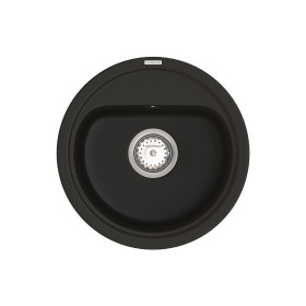 Кухонна мийка Vankor Lira LMR 01.44 Black з сифоном