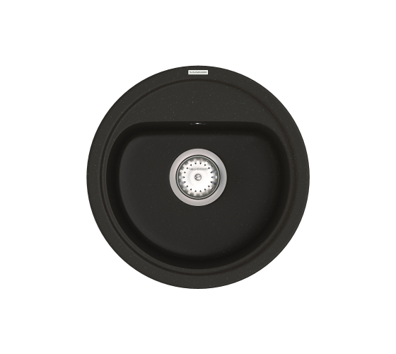 Кухонна мийка Vankor Lira LMR 01.44 Black з сифоном