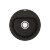 Кухонна мийка Vankor Lira LMR 01.44 Black з сифоном