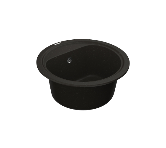 Кухонна мийка Vankor Lira LMR 01.44 Black з сифоном