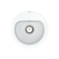Кухонная мойка Vankor   Lira LMR 01.44 White stone с сифоном