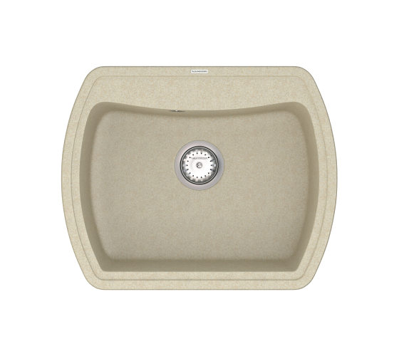 Кухонна мийка Vankor Norton NMP 01.63 Beige з сифоном
