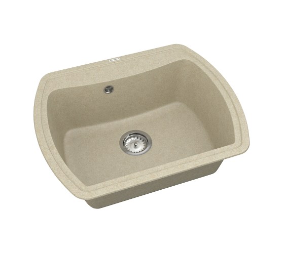 Кухонна мийка Vankor Norton NMP 01.63 Beige з сифоном
