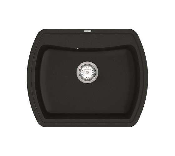 Кухонна мийка Vankor Norton NMP 01.63 Black з сифоном