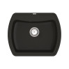 Кухонна мийка Vankor Norton NMP 01.63 Black з сифоном