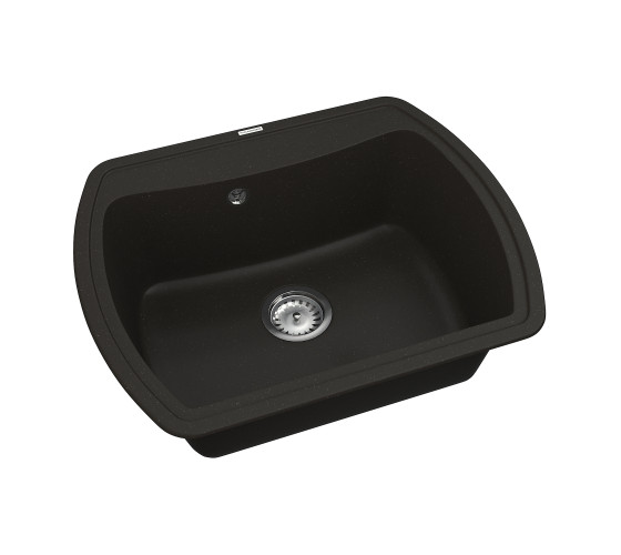 Кухонна мийка Vankor Norton NMP 01.63 Black з сифоном