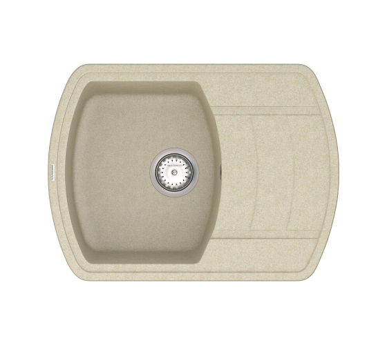 Кухонна мийка Vankor Norton NMP 02.67 Beige з сифоном