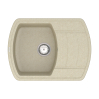Кухонна мийка Vankor Norton NMP 02.67 Beige з сифоном