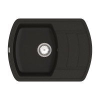Кухонна мийка Vankor Norton NMP 02.67 Black з сифоном