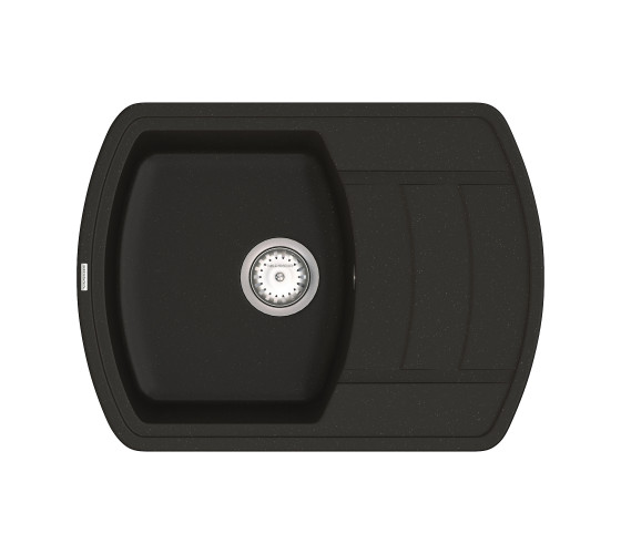 Кухонна мийка Vankor Norton NMP 02.67 Black з сифоном