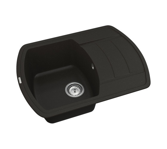 Кухонна мийка Vankor Norton NMP 02.67 Black з сифоном