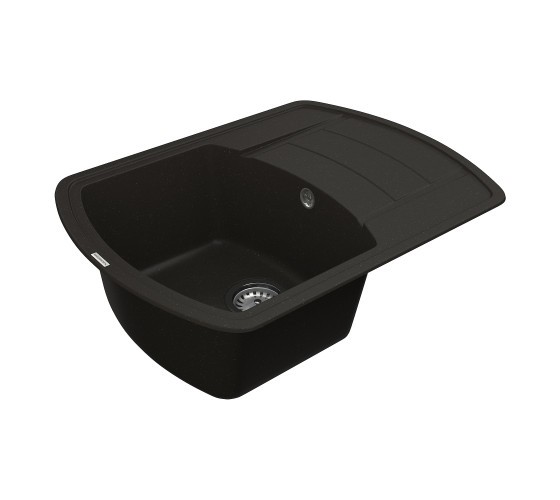 Кухонна мийка Vankor Norton NMP 02.67 Black з сифоном