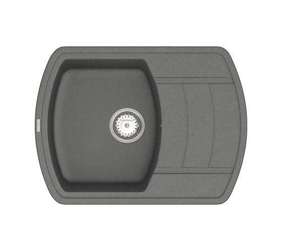 Кухонна мийка Vankor Norton NMP 02.67 Gray з сифоном