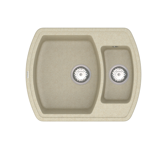 Кухонна мийка Vankor Norton NMP 03.63 Beige з сифоном