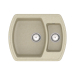 Кухонна мийка Vankor Norton NMP 03.63 Beige з сифоном