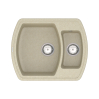 Кухонна мийка Vankor Norton NMP 03.63 Beige з сифоном