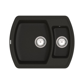 Кухонна мийка Vankor Norton NMP 03.63 Black з сифоном