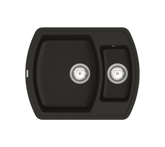 Кухонна мийка Vankor Norton NMP 03.63 Black з сифоном