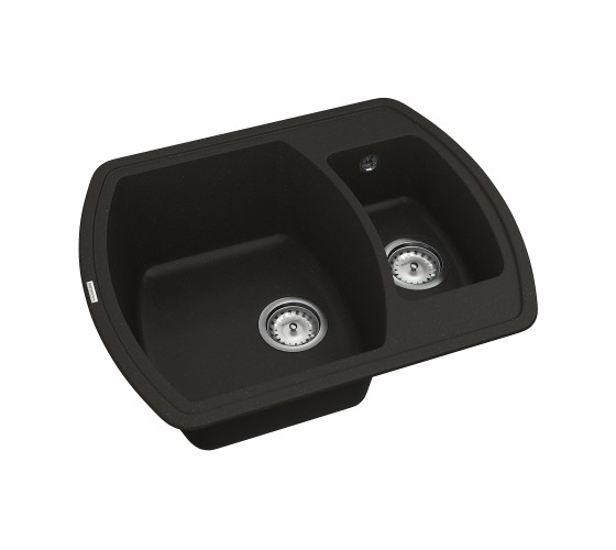 Кухонна мийка Vankor Norton NMP 03.63 Black з сифоном