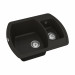 Кухонна мийка Vankor Norton NMP 03.63 Black з сифоном